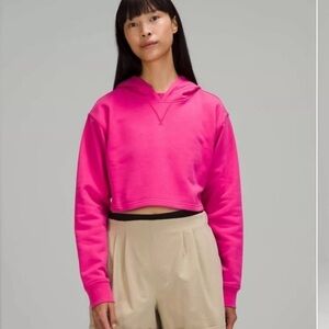 LULULEMON- size 2 All Yours Cropped
Hoodie- SONIC PINK- gently worn!